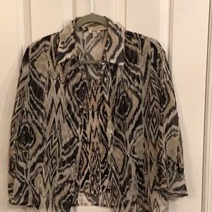 Nicola blouse with matching camisole